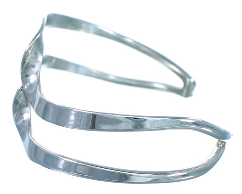Navajo Indian Authentic Sterling Silver Cuff Bracelet SX112812